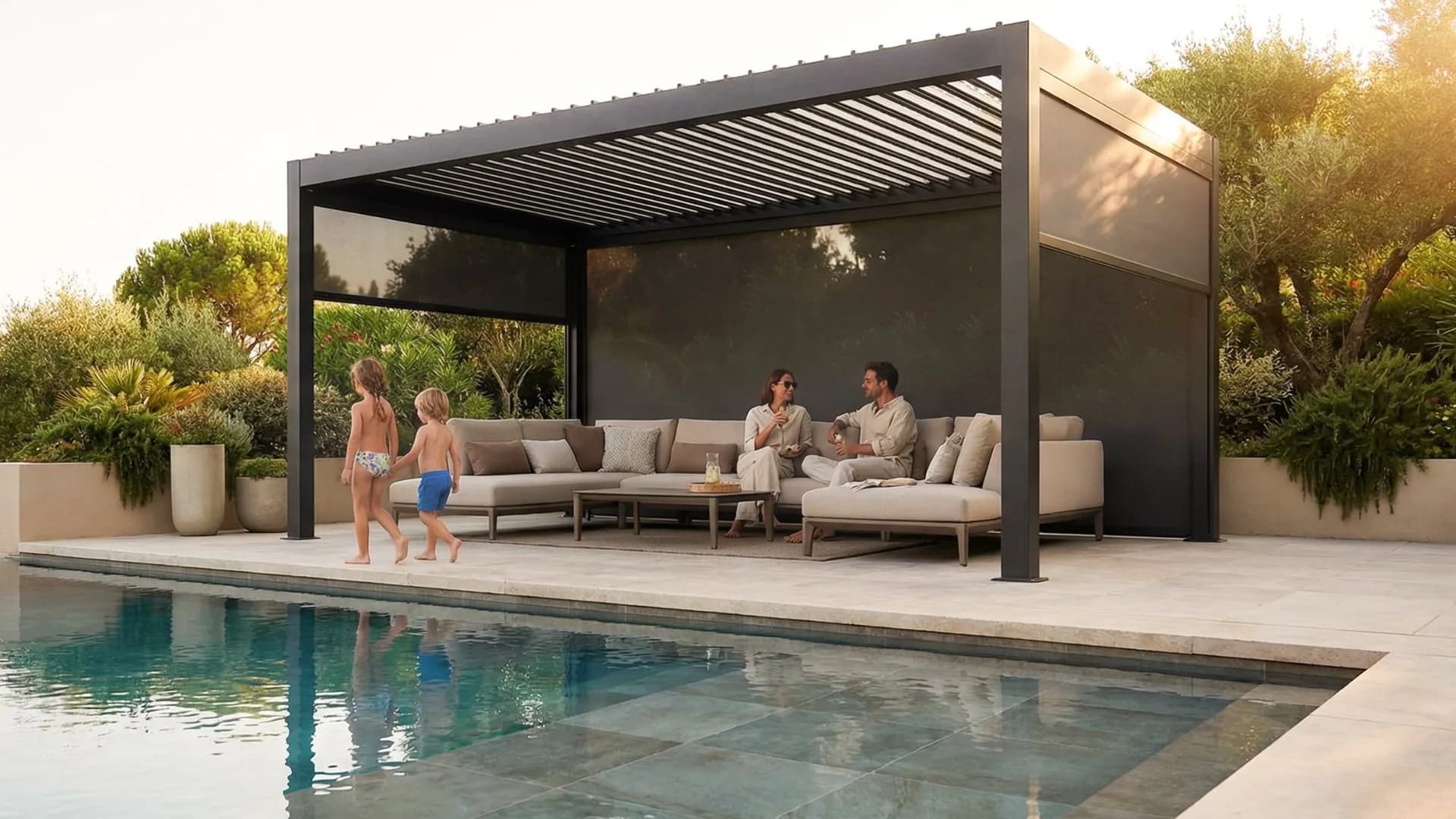 Luxa Sereno 700 Bioclimatic Pergola — useCases