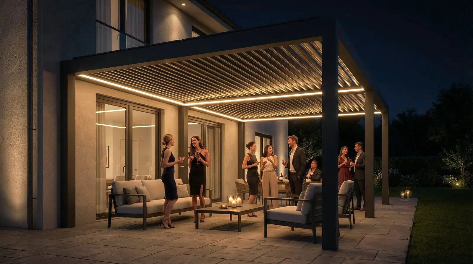 Luxa Aperio 800 Retractable Louvre Roof System — maintenance