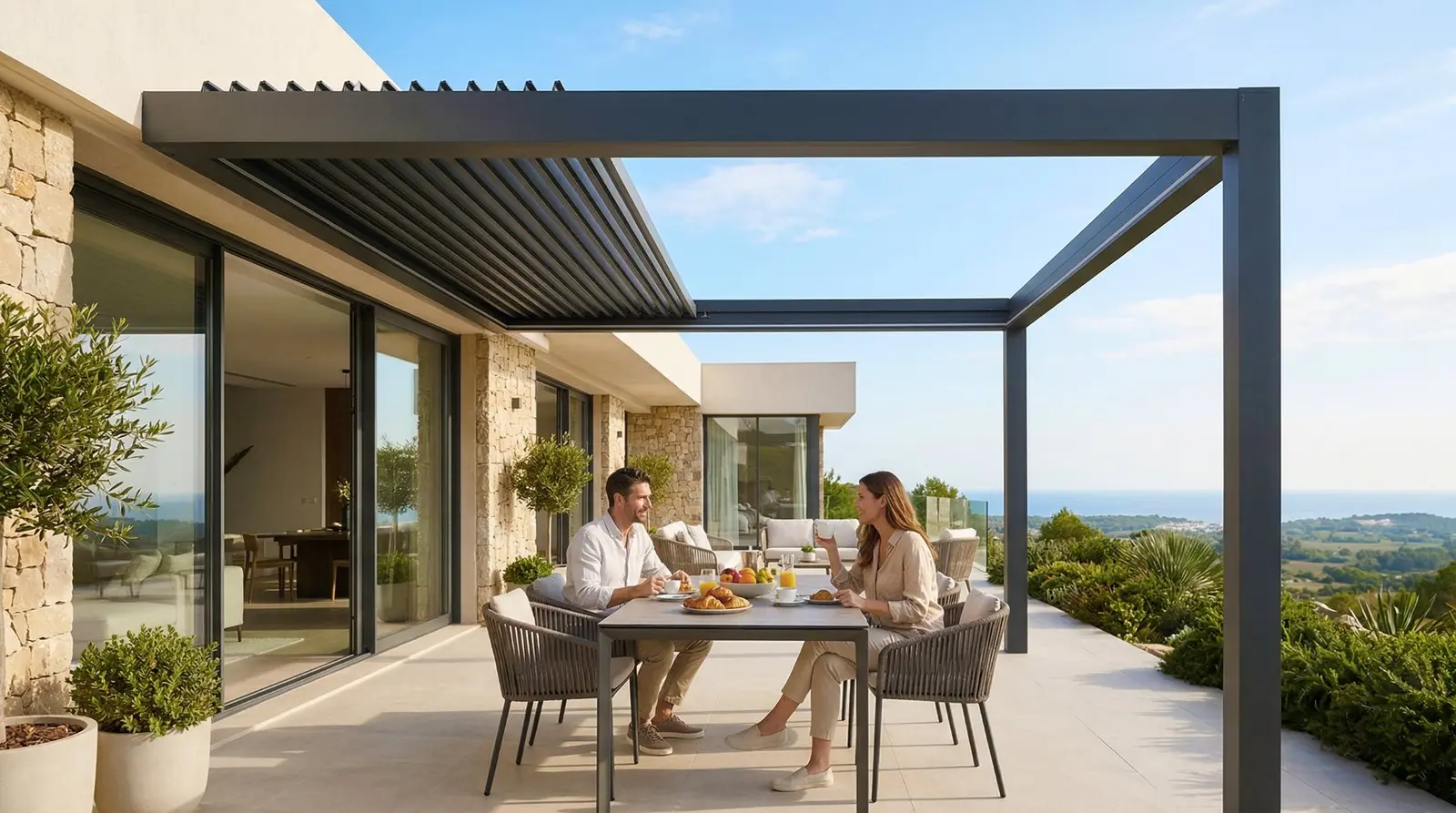 Luxa Aperio 800 Retractable Louvre Roof System — accessories